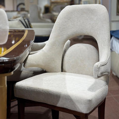 Contemporary Luxury Dining Set with Premium Upholstered Chairs