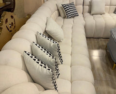 Luxury Curved Sectional Sofa Set