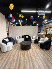 Modern Curved Sofa Set