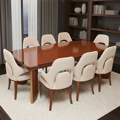 8-Seater Luxury Dining Table Set