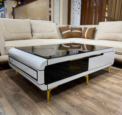Modern White High Gloss Coffee Table