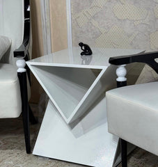 Classic Wooden Accent Chair Set with Designer Side Table | KSF Furniture