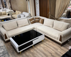 Premium L Shape Sofa with Modern Coffee Table