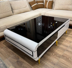 Modern White High Gloss Coffee Table