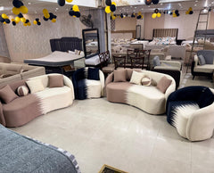 Luxury Curved Lounge Sofa Set