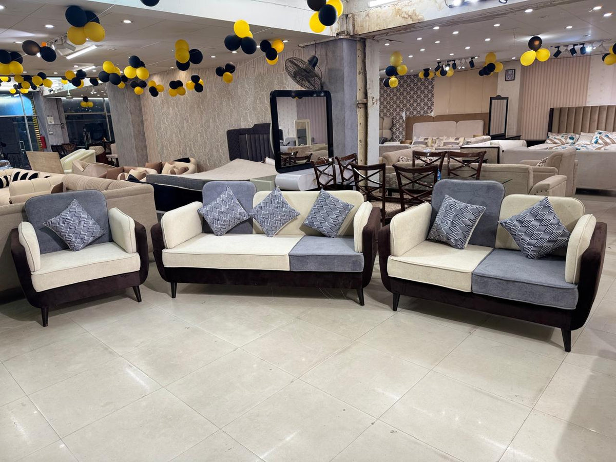 Modern Fabric Sofa Set (3+2+1 Seater)