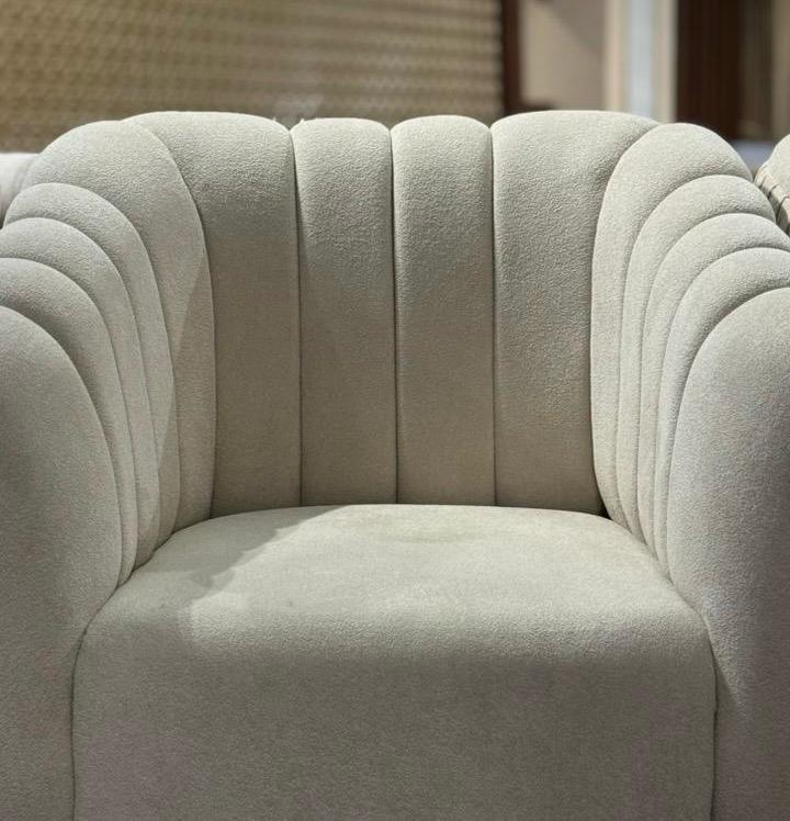 Modern Barrel Accent Chair Set | KSF Furniture