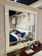 Elegant White Dressing Table – Modern Bedroom Decor Vanity