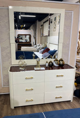 Elegant White Bedside Table – Modern Bedroom Decor Nightstand