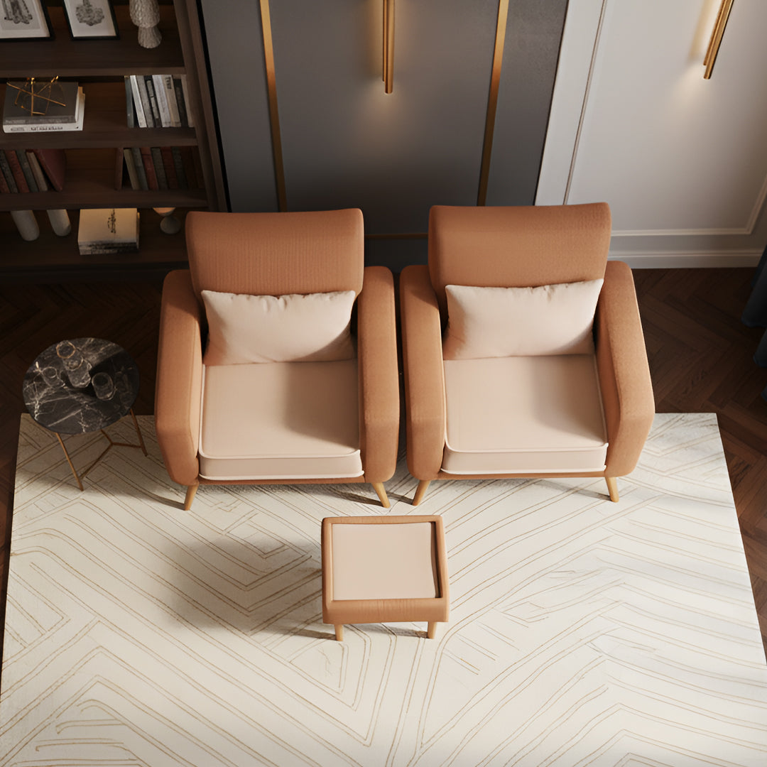 Modern Accent Armchair Set