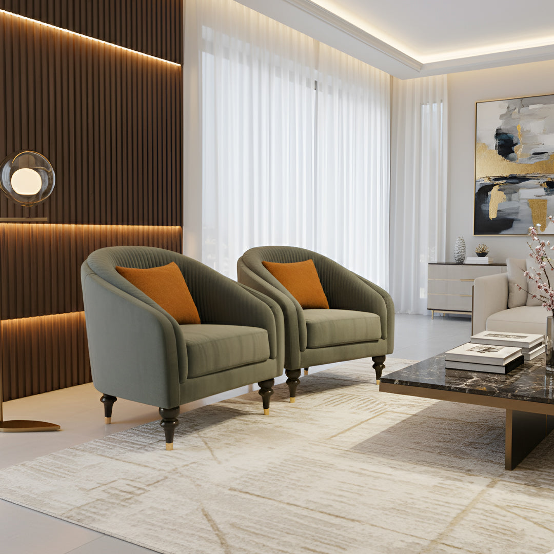 Accent Chairs Pair