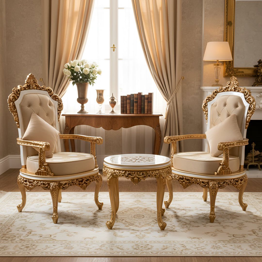 Classic Luxury Armchair Set