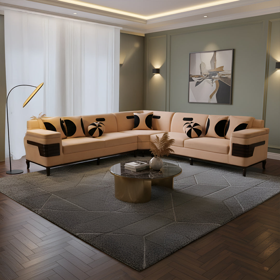 Luxe L-Shaped Recliner Sofa