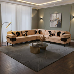 Luxe L-Shaped Recliner Sofa
