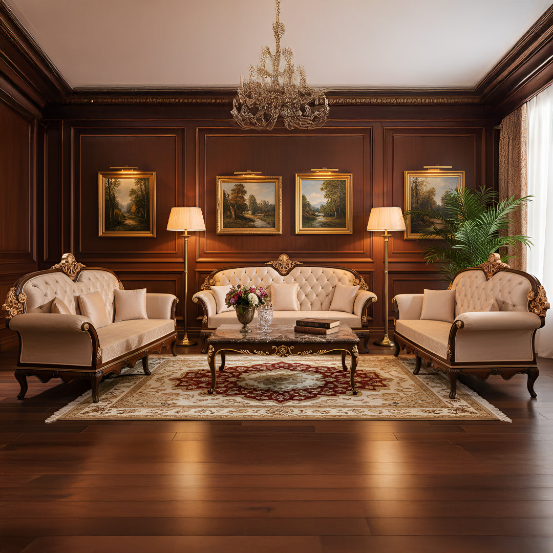 Stylish Contemporary Sofa Ensemble
