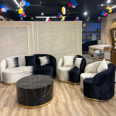 Modern Curved Sofa Set