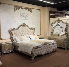 Classic French Style Bed (Classic Carved Bed)