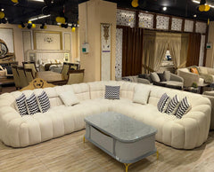 Luxury Curved Sectional Sofa Set