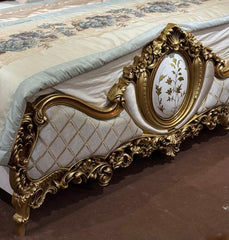 Luxury Royal Carved Bed Set