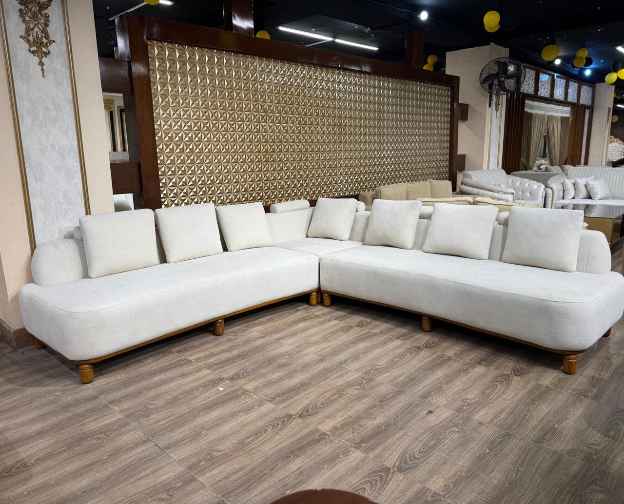 Luxury L Shape Corner Sofa Set | KSF Furniture